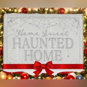 New Home Sweet Haunted Home Framed Wall Sign by Ashland bow not included